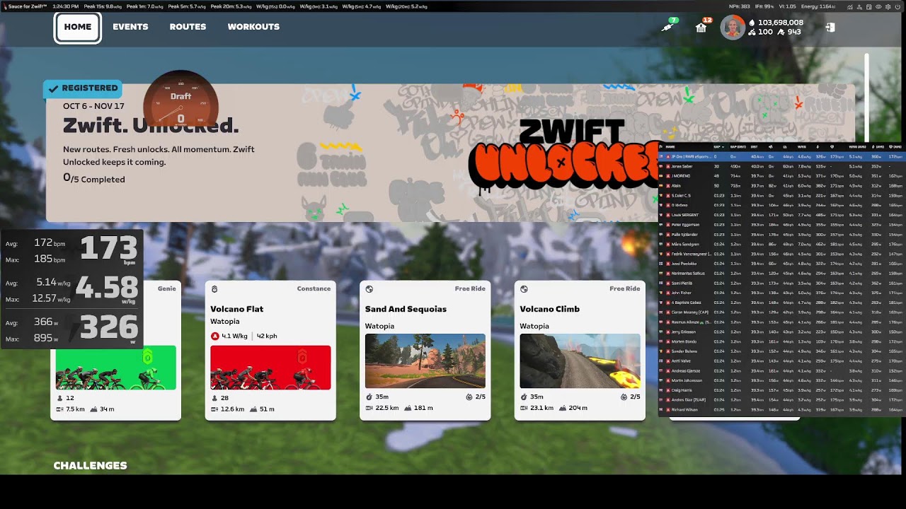 Zwift - Race: Zwift Racing League: Coast Clash - Open Emerald Division 1 (A) Jarvis Seaside Sprint