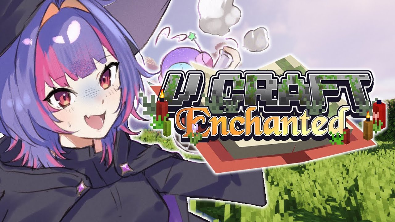 【MINECRAFT RP #VCraftEnchanted】day 6!! i want to learn magic!!!!!【#VSPOEN #RikoSolari】
