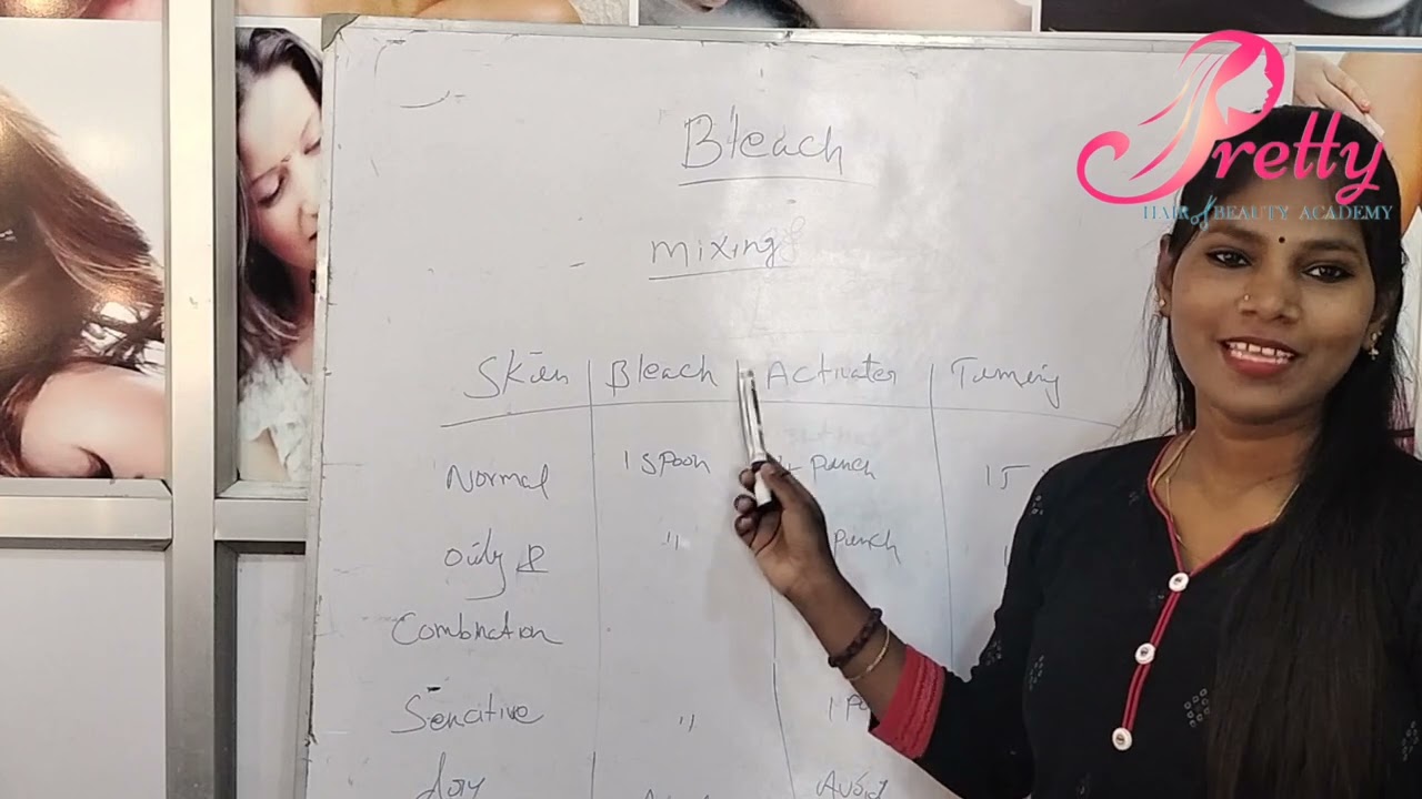 Bleach class ( professional beautician class) step by step in Tamil 🤗@lalithapretty10