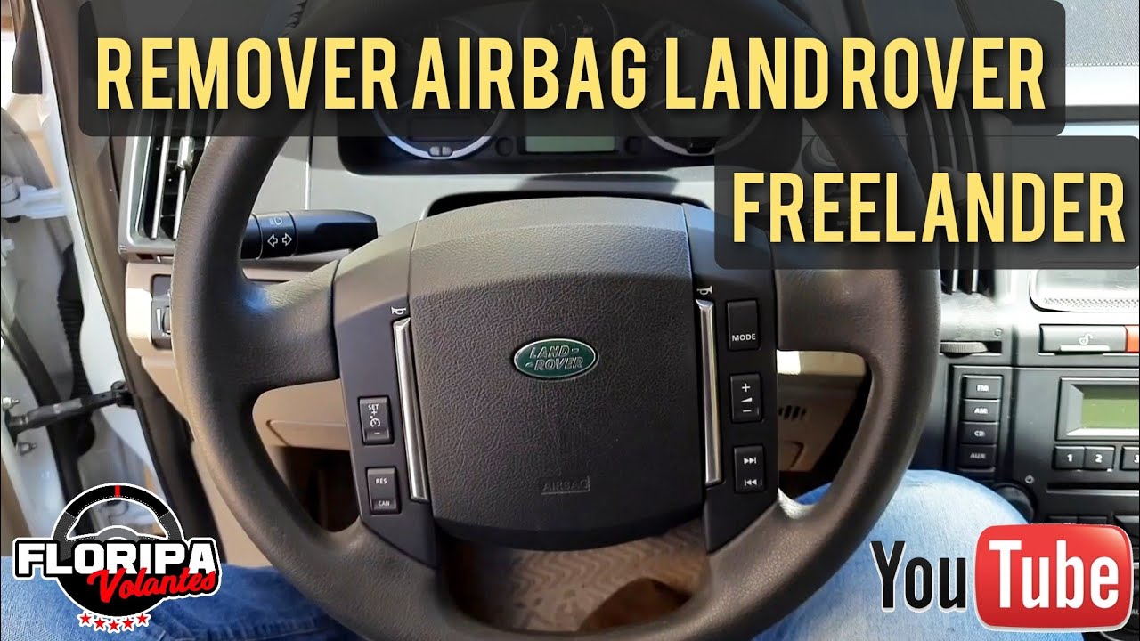 Como remover tirar sacar bolsa do airbag volante Land Rover FREELANDER - FLORIPA VOLANTES ☑🔥