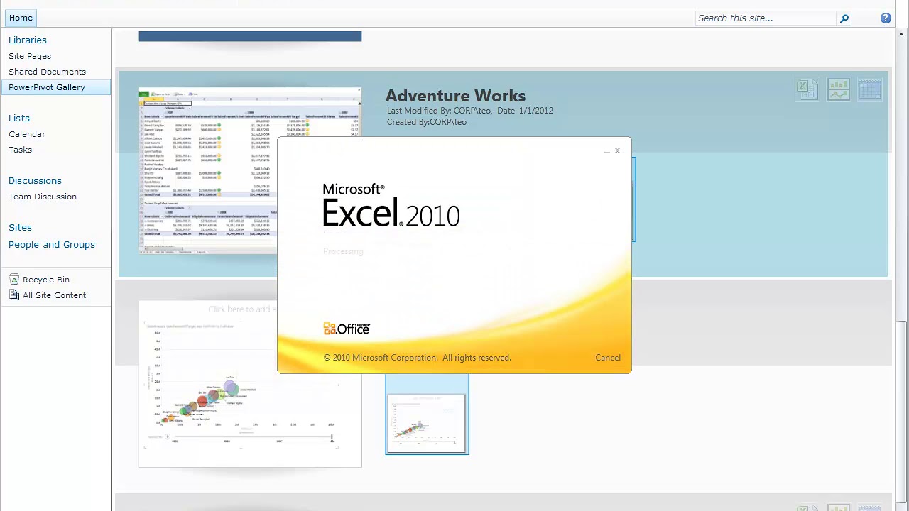 8.2.3 Authoring Excel OLAP Reports