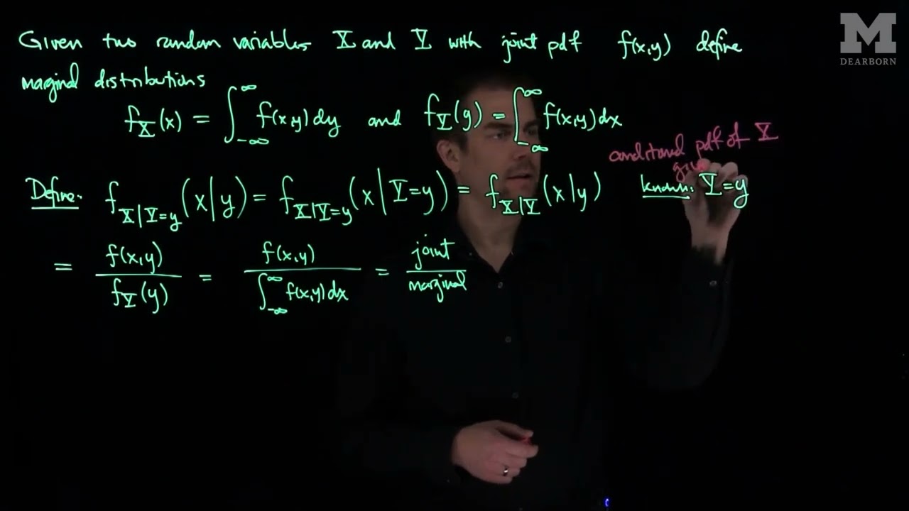 Conditional Probability Density Functions