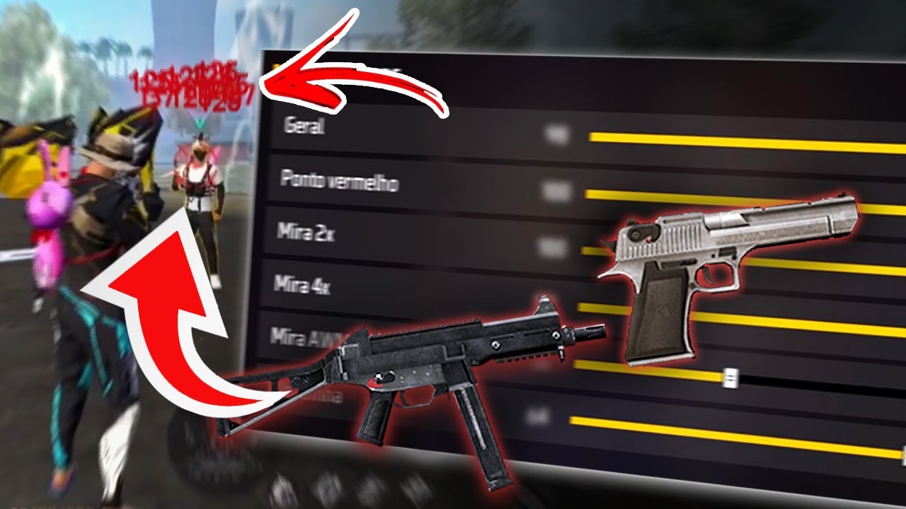 Aprenda Criar Uma Sensibilidade PERFEITA para VOCÊ no Free Fire!