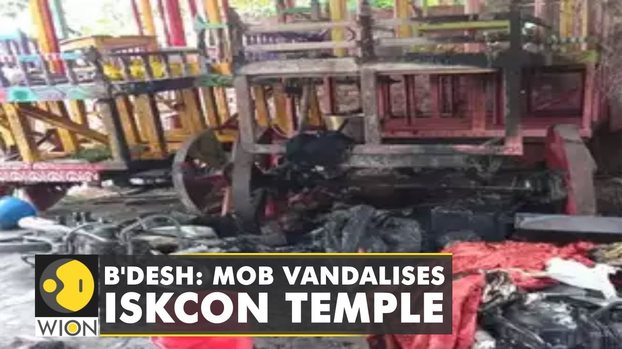 Mob attacks, vandalises  Iskcon temple in Bangladesh's Noakhali | Hindu Minorities | World News