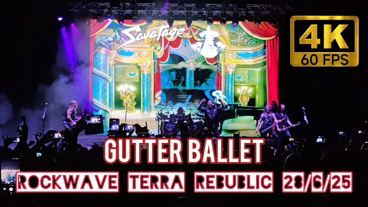 SAVATAGE - Gutter Ballet Live at Terra Rebublic Greece 28.06.25 4K 60FPS