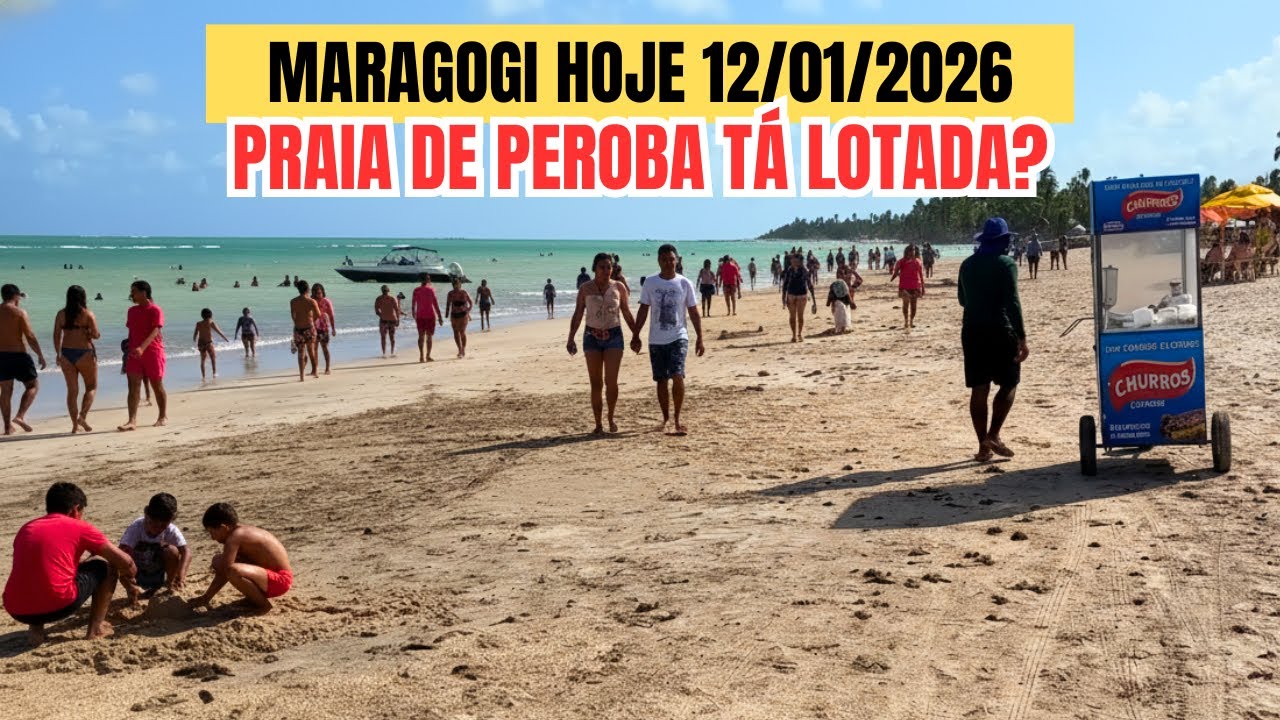 MARAGOGI HOJE 12/01/2026 TOUR PELO BAIRRO E PRAIA DE PEROBA #alagoas