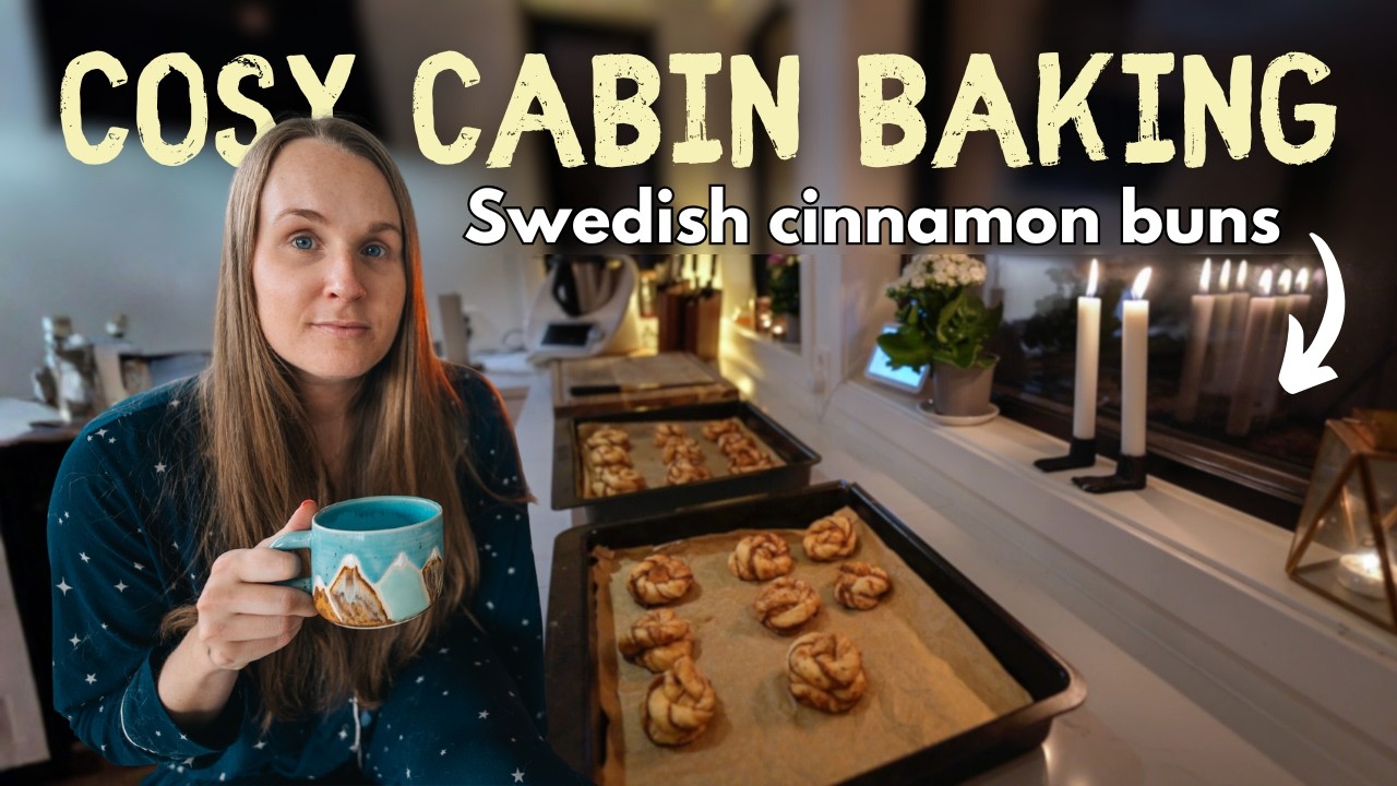 Полярная ночь в нашей каюте на Шпицбергене︱ Выпечка булочек с корицей, Кристофером и северным сия...