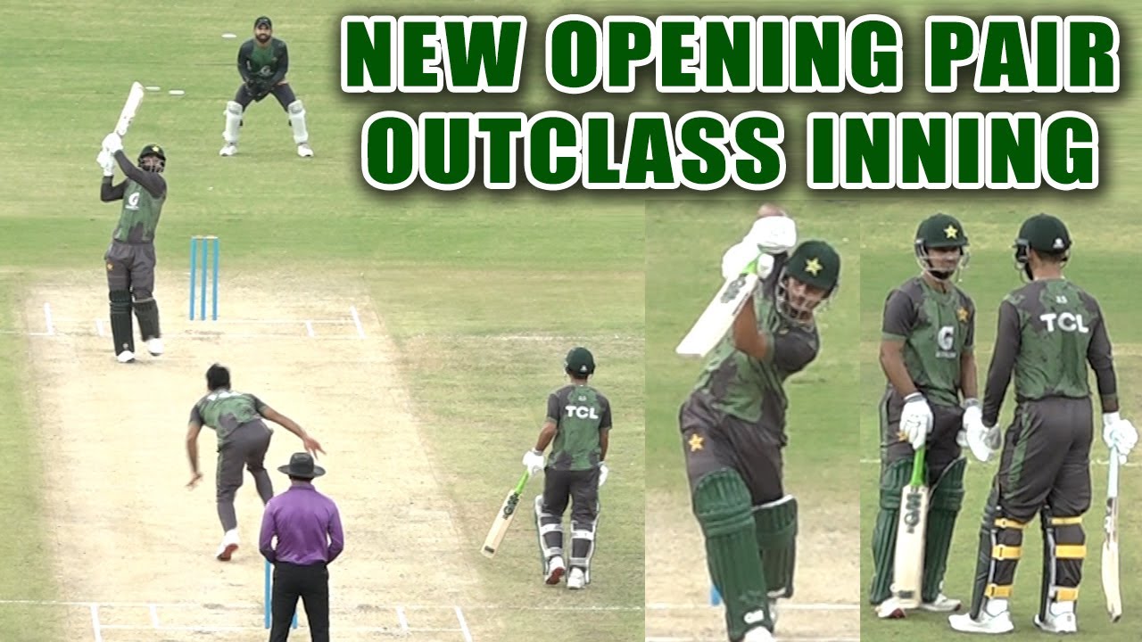 Saim Ayub & Fakhar Zaman Opening | Pak Practice Match Highlights