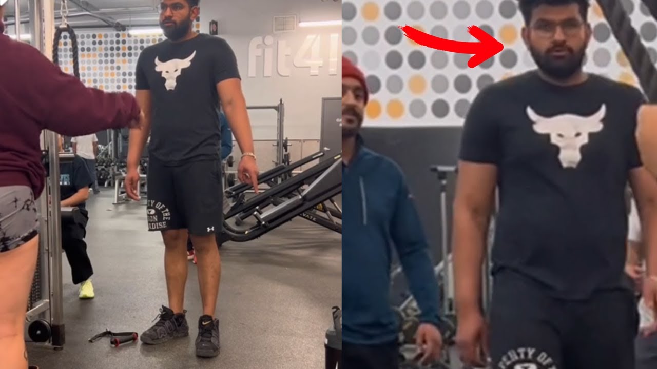 Bro Thought He Was the Main Character In The Gym