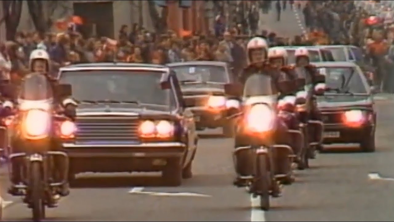 Gorbačov v Bratislave (& Husák, Biľak, Jakeš, 1987)