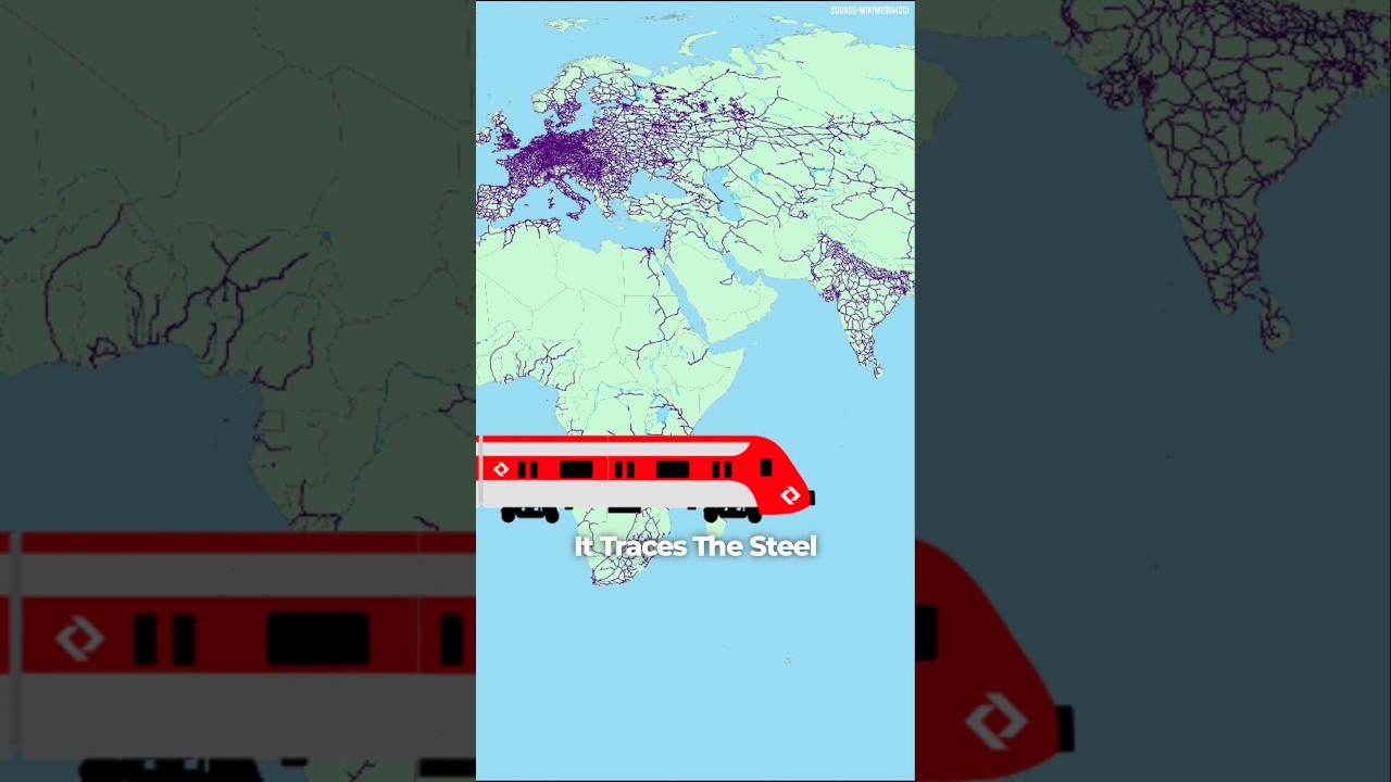 India vs China vs Europe: The Ultimate Railway Map 🇮🇳🚄| #railwaynetwork #worldrailwaynetwork #facts