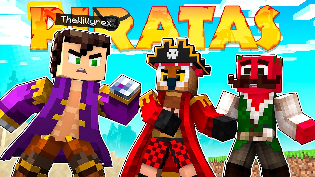 MINECRAFT PIRATAS | WILLY SE CAMBIA EL NOMBRE A VEGETTA Y NOS TROLLEA! #20