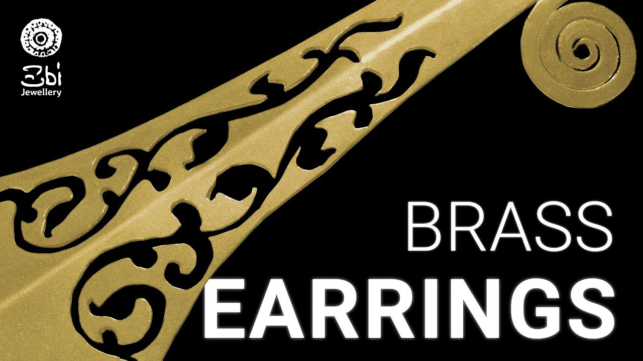 Making Earrings out of Brass Sheet