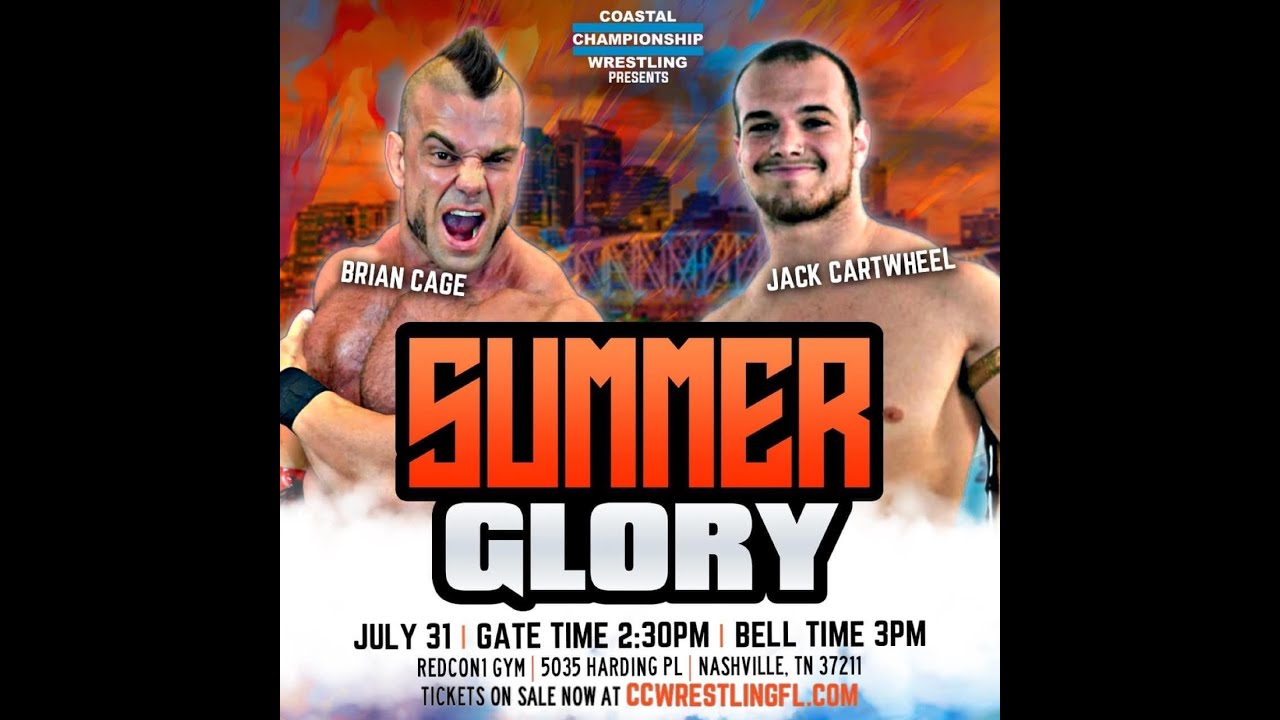 The Machine Brian Cage vs. Jack Cartwheel, Summer Glory 2022, Nashville, TN 7.31.22 (Full Match)