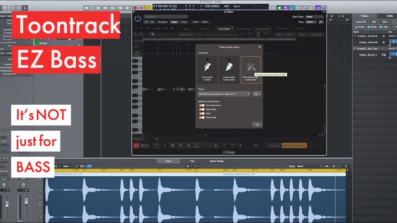 Toontrack EZBass // It's not just for bass! Creative uses of EZ Bass