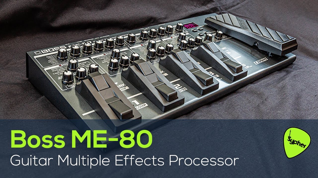 Boss ME-80 Guitar Multi-Effects Pedal - Unboxing, What's in & NOT in the box, cables & Tone Central.