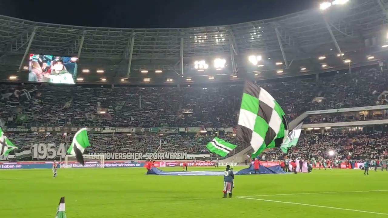 Hannover 96 vs Kaiserslautern Vereinslied, Pyro und Stimmung vor dem Spiel Uncut❤️💯 #betze #hsv