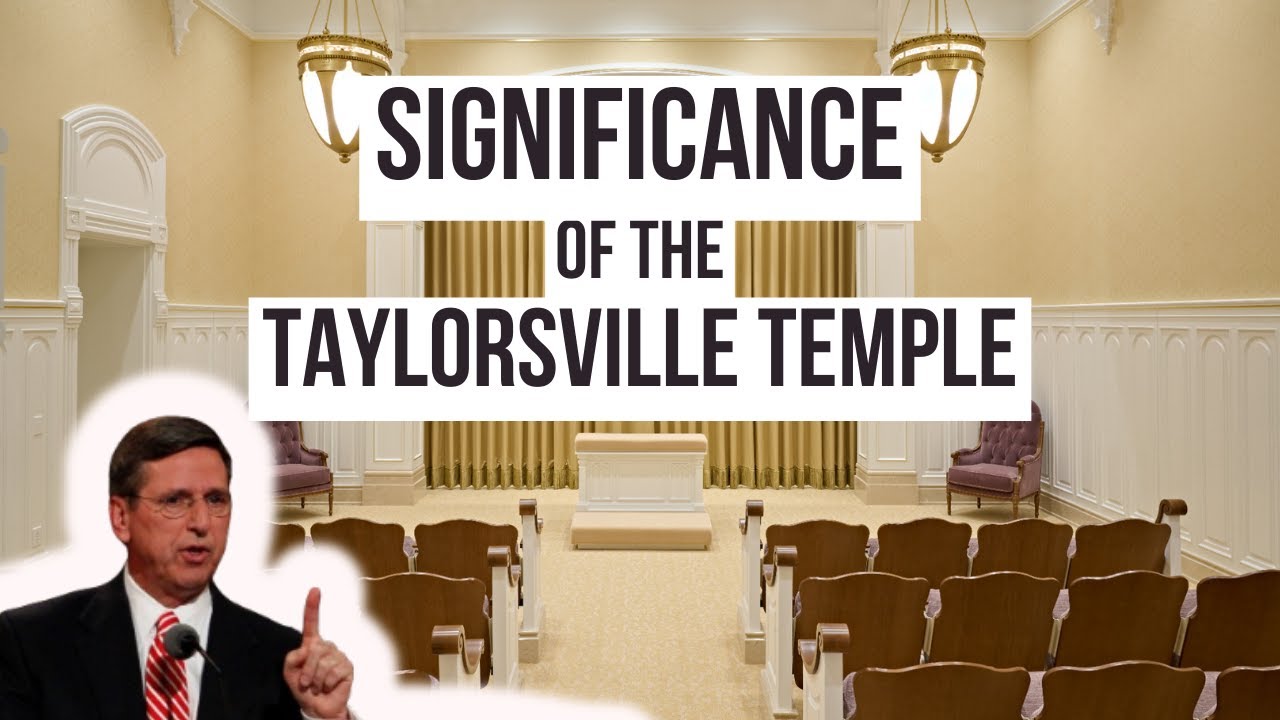 Taylorsville Temple Open House | Elder Kevin Pearson, Utah Area President, shares the significance