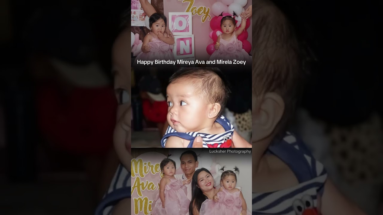 🥰 Double the smiles, double the love 🥰Celebrating the first birthday of twin angels! 🎂