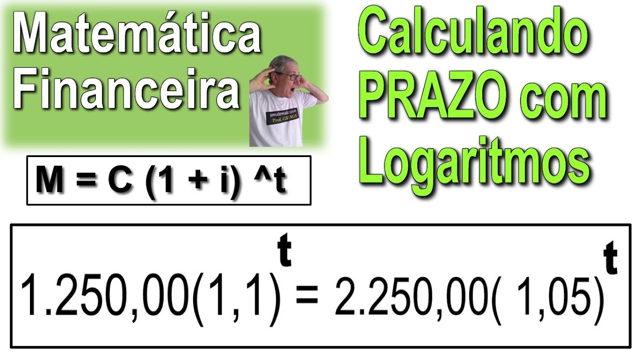 GRINGS ☑ CALCULANDO PRAZO COM LOGARITMOS ( MATEMÁTICA FINANCEIRA )  @OmatematicoGrings