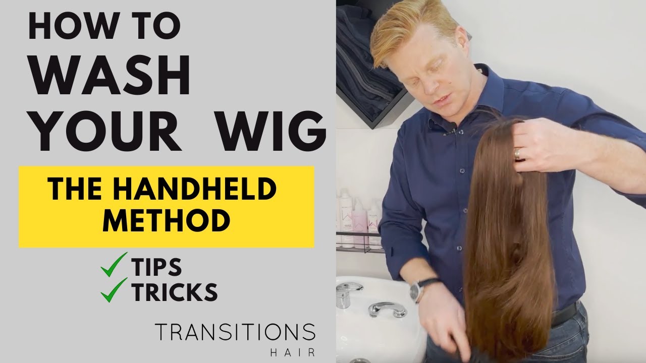 How to Wash your Wig Tutorial #2 - The Handheld Method  - Realistic Human Hair Wigs for women