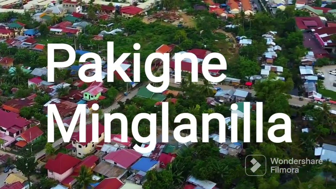 Aerial view of Brfy. Tungkil and Pakigne, Minglanilla, Cebu