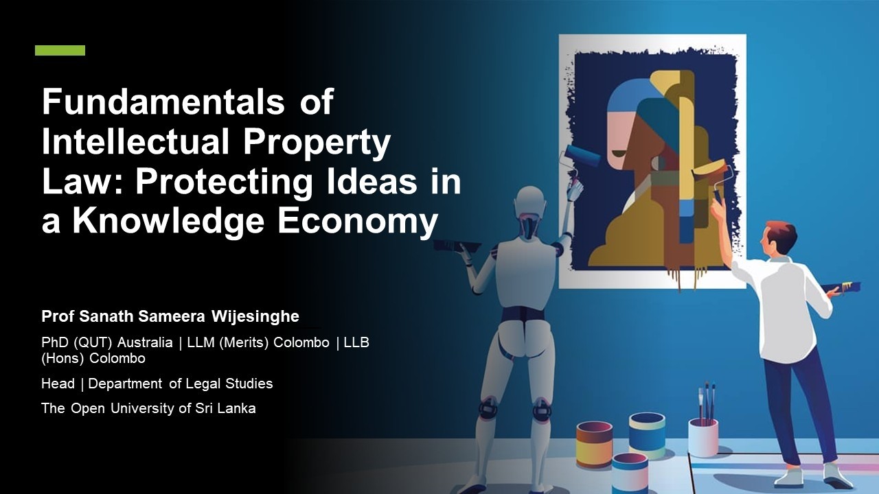 Intellectual Property Law: A lecture and Q&A session