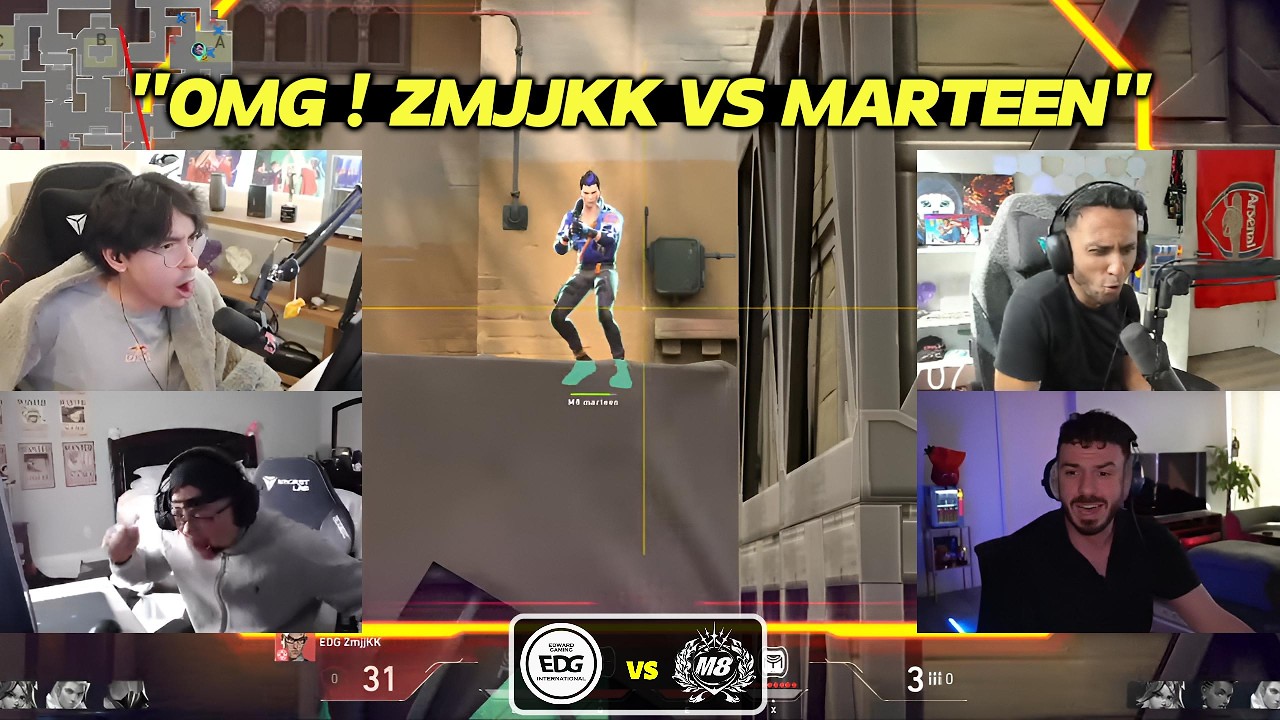 Streamer React To Unbelievable Moments from EDG vs Gentle Mates