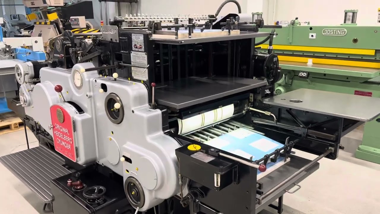 Heidelberg Cylinder SBB die-cutting machine