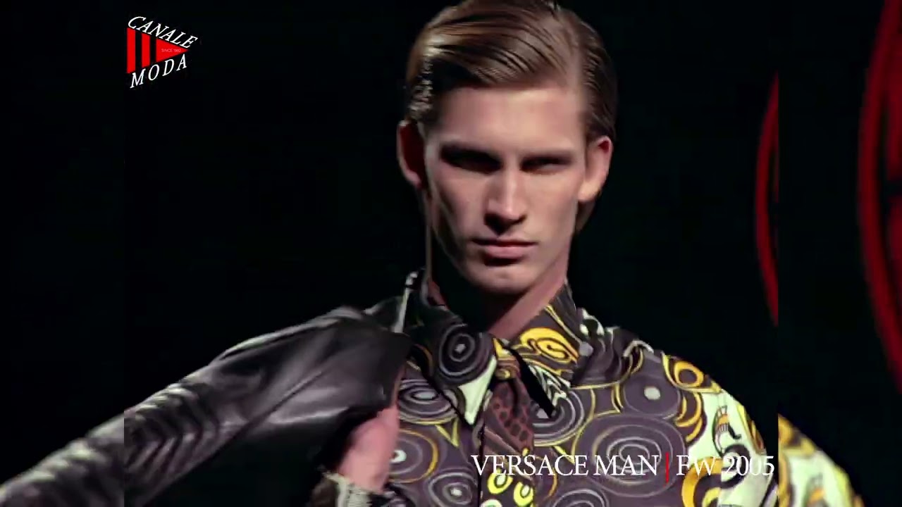 VERSACE MAN Fall Winter 2005 Milan 4K - Canale Moda