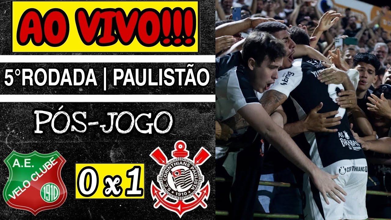 CORINTHIANS VENCE VELO CLUBE COM GOL DE YURI ALBERTO NOS ACRÉSCIMOS!