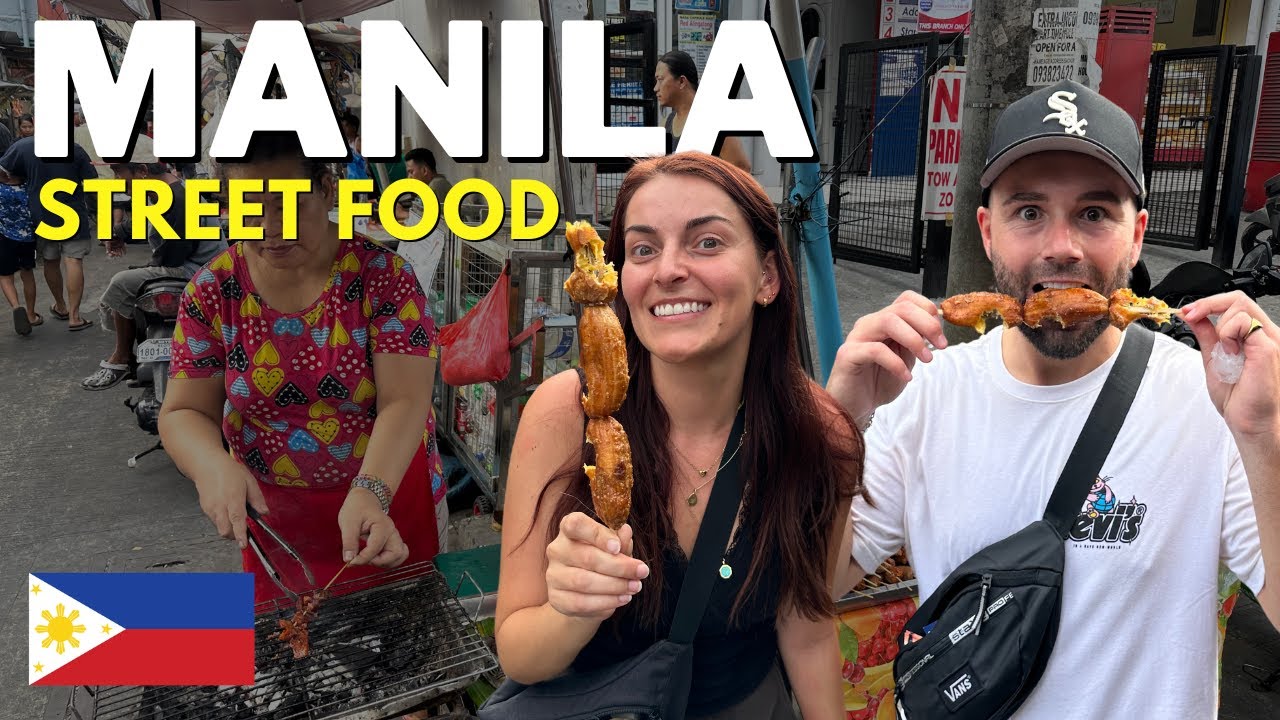 Eating the BEST street food in Manila 🇵🇭