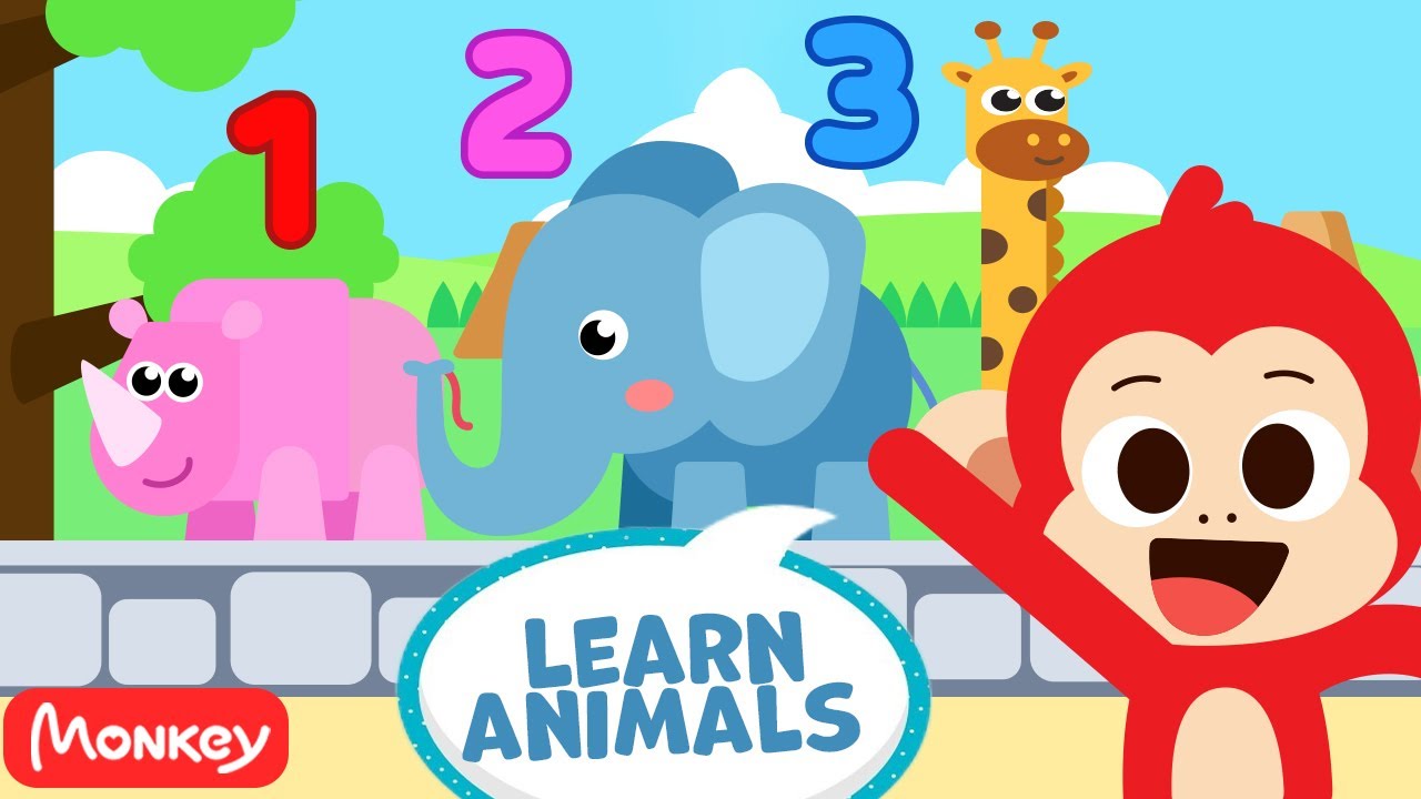 ABC Animals | Alphabet Songs for KidsㅣNursery Rhymes | Monkey Junior Play & Learn