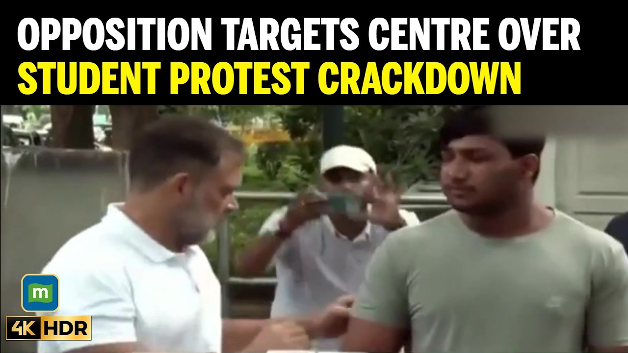 Opposition Slams Centre Over Alleged Pellet Gun Use on Protesting Students, RAF Orders Inquiry