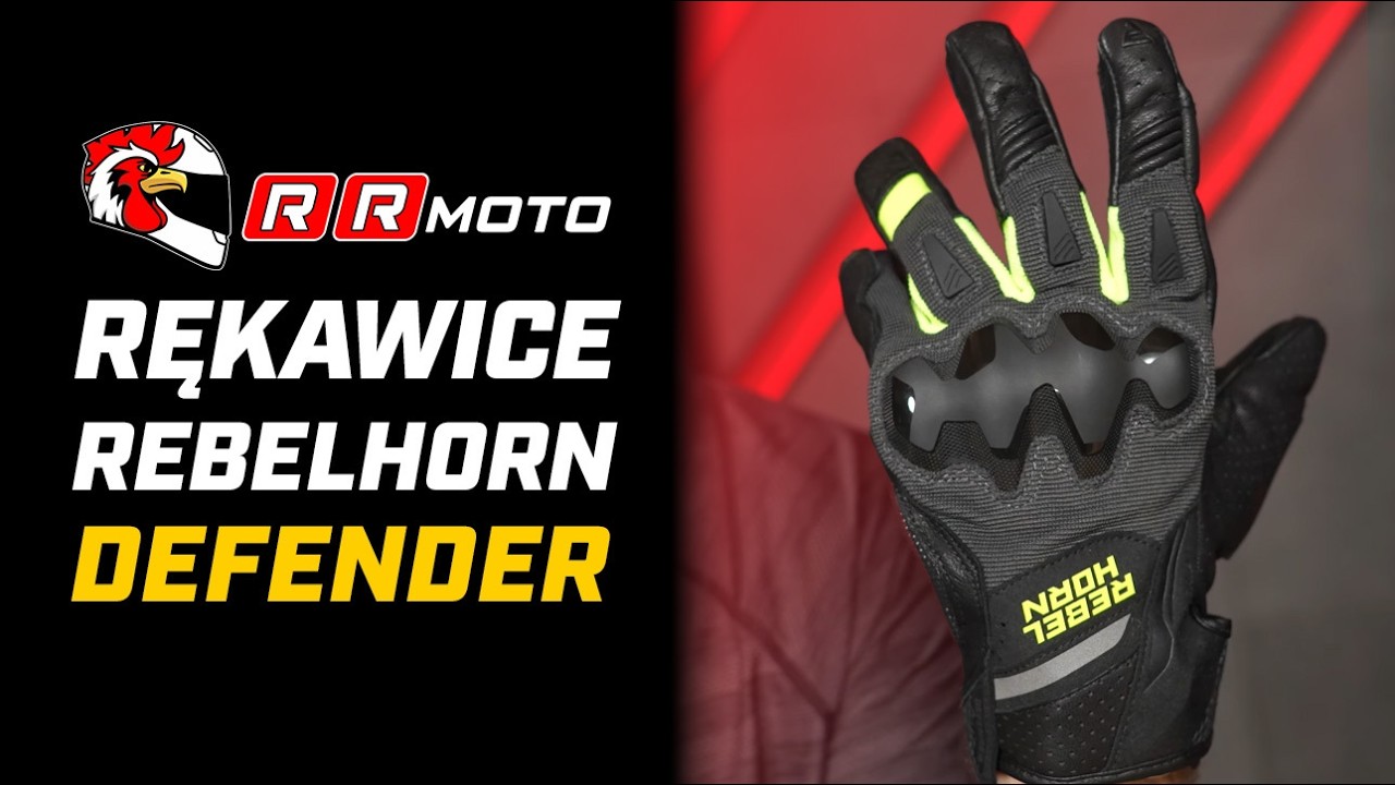 REBELHORN DEFENDER - turystyczne rękawice motocyklowe | 3DErgoGrip