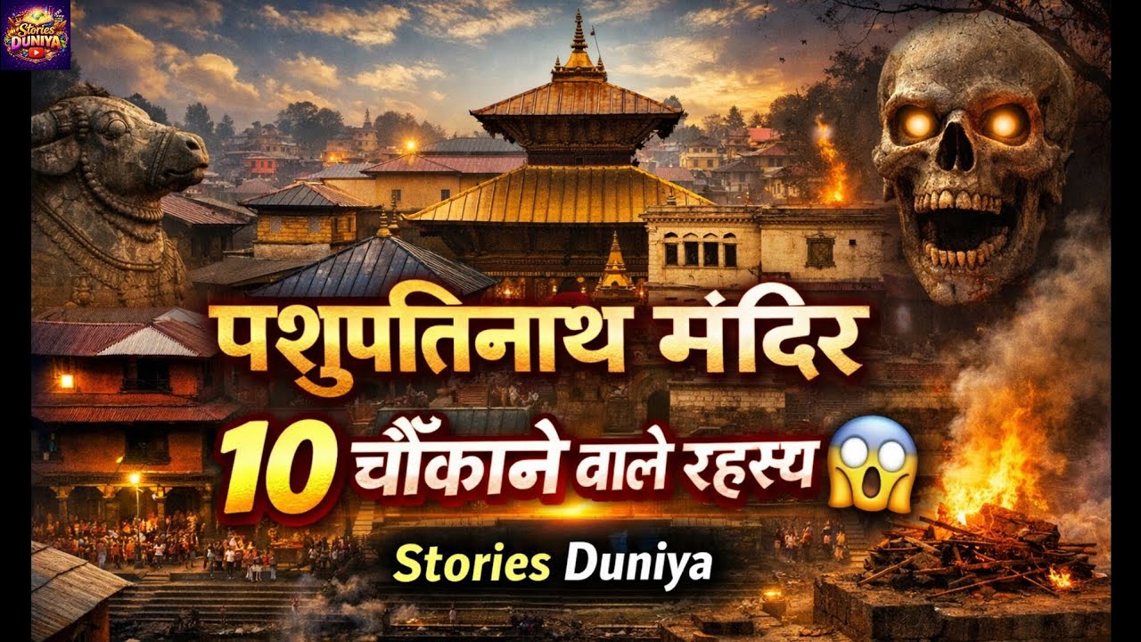 पशुपतिनाथ मंदिर के 10 चौंकाने वाले रहस्य😱| 2000 साल पुराना रहस्य ?| 2015 भूकंप story |Stories Duniya