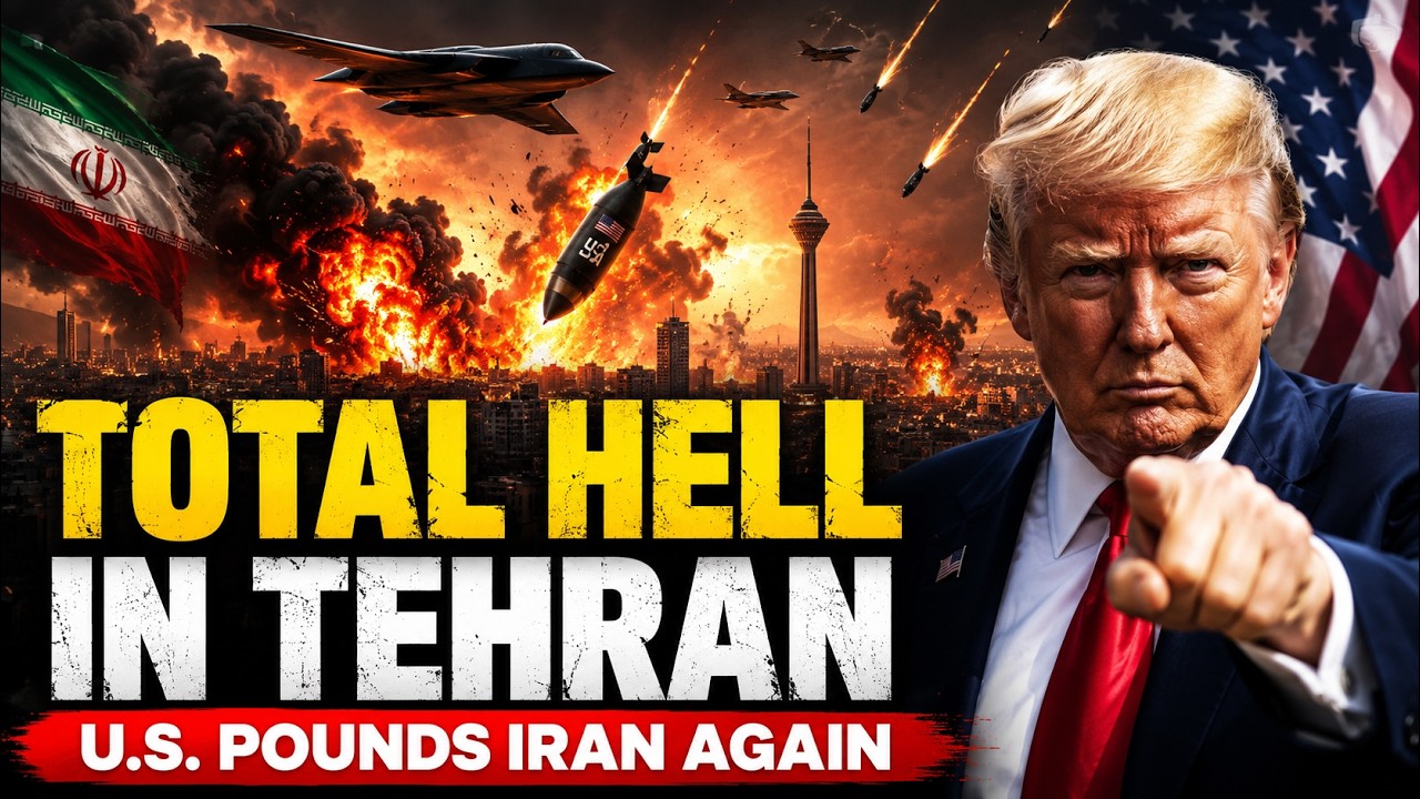 US-Iran Latest News LIVE: U.S. Pounds Iran Again | Massive Airstrikes Rock Tehran | Hormuz |Iran War