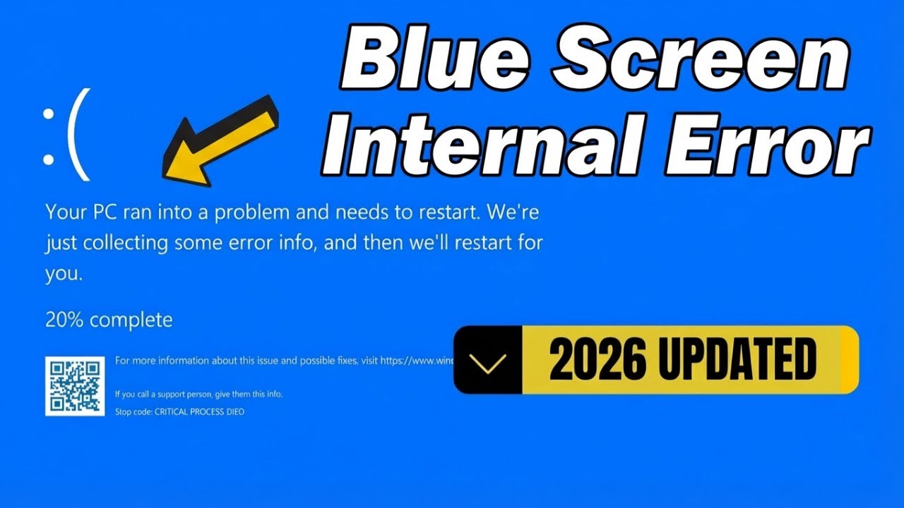 How To Fix Internal Error in Windows