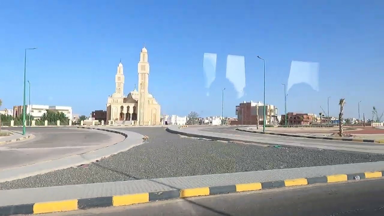 EGYPT, HURGHADA, APRIL 2023 - THE WAY FROM HURGHADA TO SAFAGA