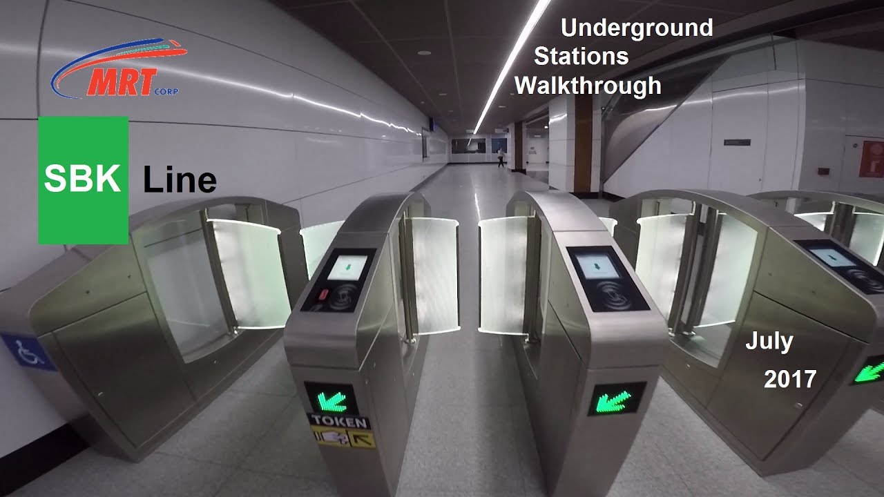 MRT Malaysia | SBK Line | Underground Stations Walkthrough | July 2017 | HD