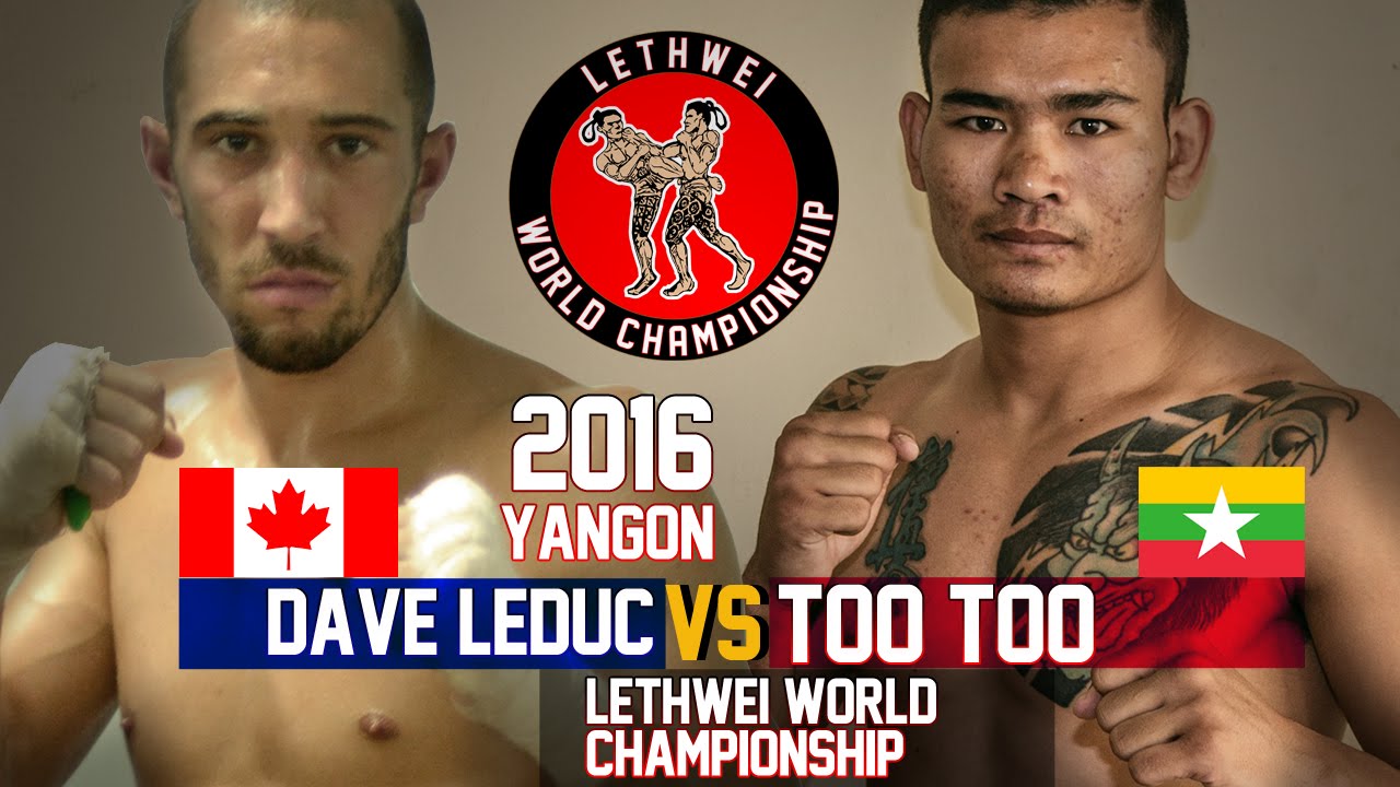 Too Too vs Dave Leduc, Myanmar Lethwei Fight, Lekkha Moun 2016, Burmese Boxing