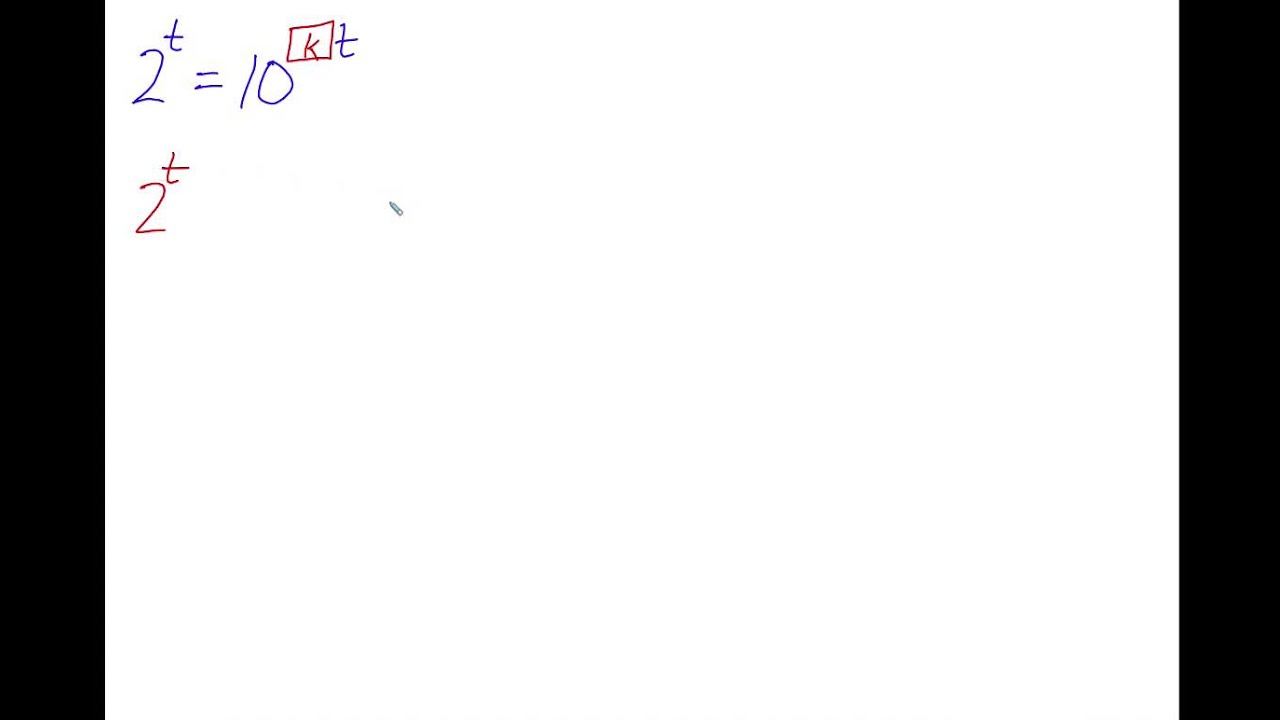 Changing Bases of Exponential Functions