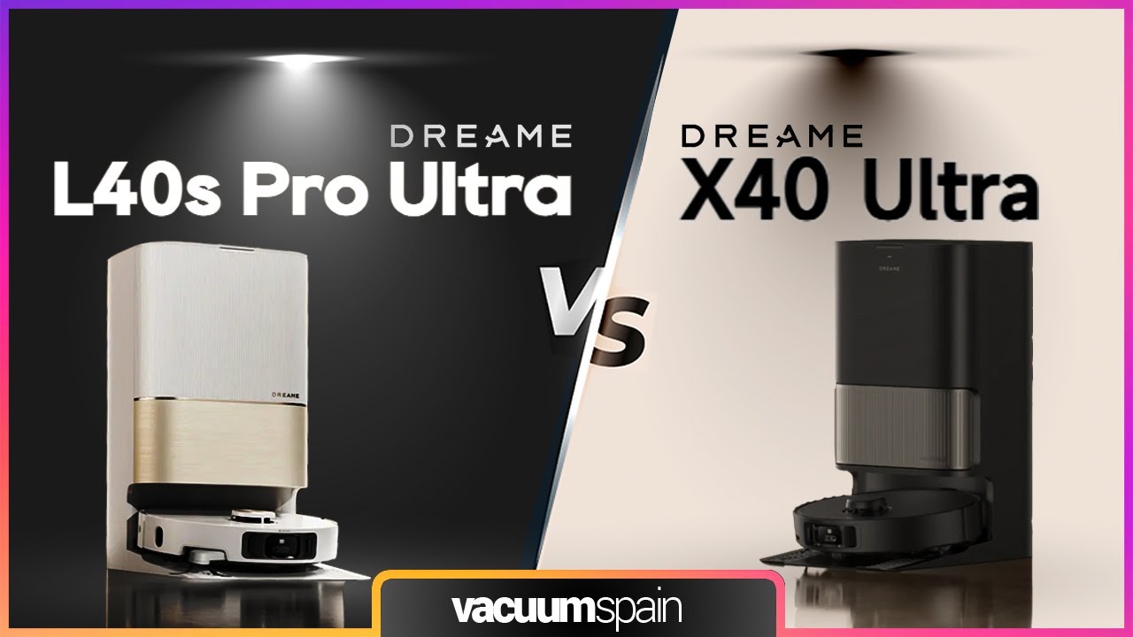 Dreame L40s Pro Ultra vs X40 Ultra Complete 🔥 Comparativa ¿Cuál es el mejor robot aspirador 2025?
