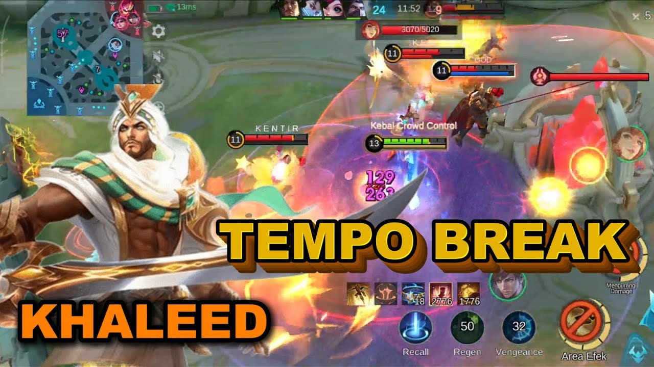 TIDAK ADA WAR BESAR, TAPI KHALEED ROAMER MENGURAS SEMUANYA #mlbb #mobilelegends #roamer #khaleed