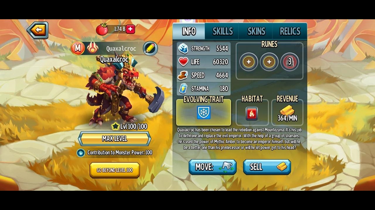 Quaxalcroc Full Review – Skill, Trait & Build Terbaik 2026 Monster Legends Indonesia