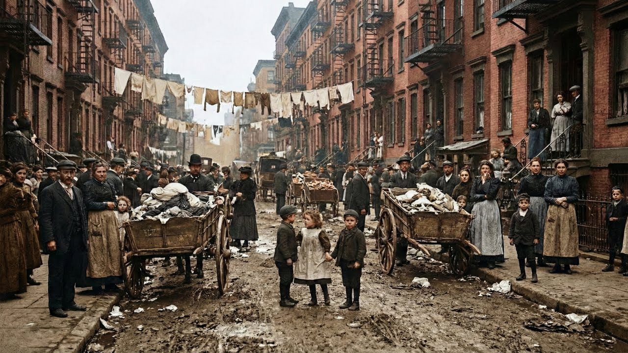 New York 1900: The Most Disgusting Slum in the World (50,000 People Lived Here)
