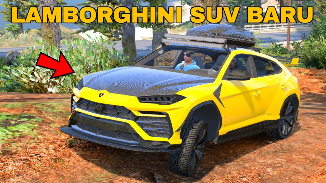 RESTORASI MOBIL RONSOK LAMBORGINI SUV KEREN DI GTA 5 INDONESIA