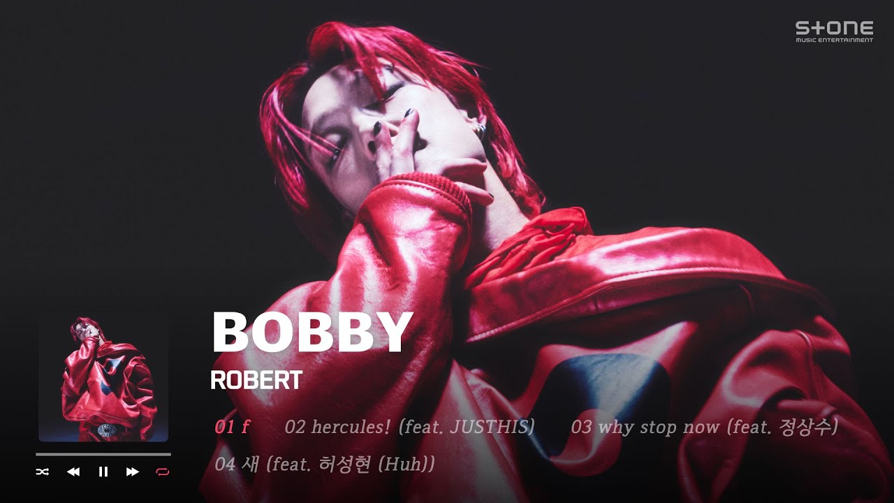 𝐏𝐥𝐚𝐲𝐥𝐢𝐬𝐭 ❤ BOBBY의 인생 곡선을 담은, 1ST MINI [ROBERT] 앨범 1시간 반복듣기｜Stone Music Playlist