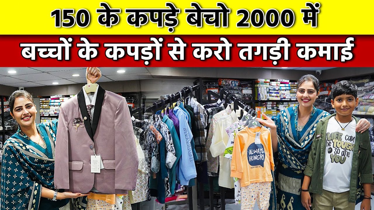 ₹25 से शुरू Premium Kidswear कलेक्शन। Kidswear Business Opportunity | Low Investment Busniess Idea