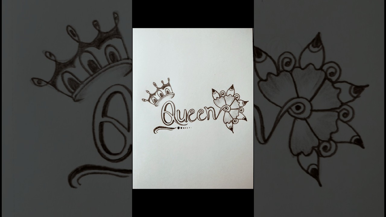 Beautiful Queen 👑 Drawing 